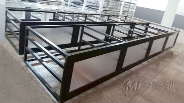 黑色鋁型材移動電纜框架 黑色鋁型材移動電纜框架